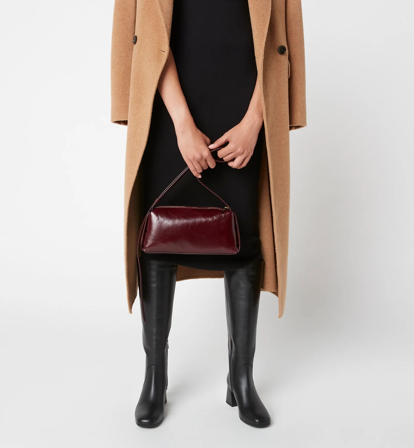 PHILIP CRUSHED LEATHER SHOULDER BAG - Image 18