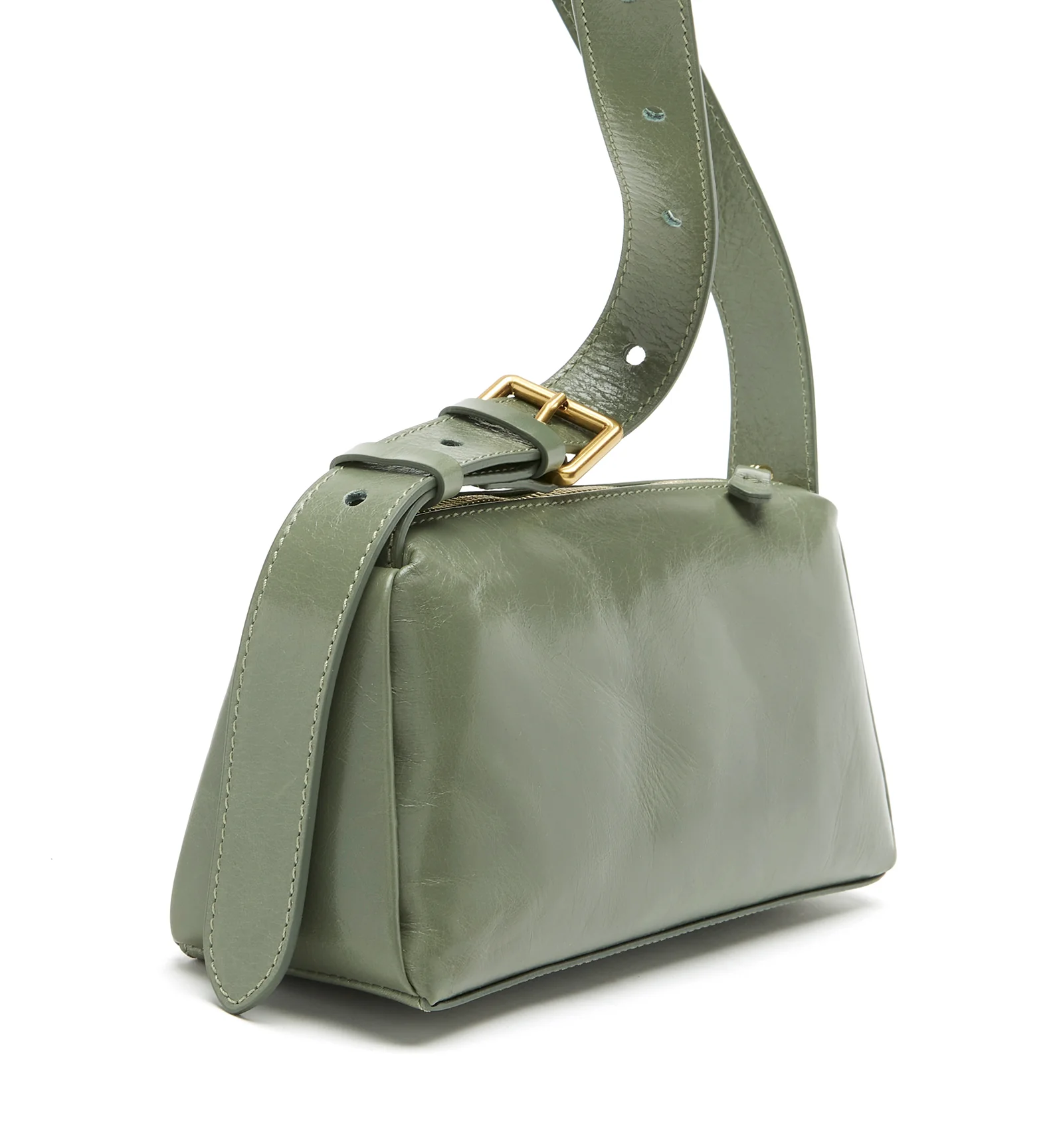 PHILIP CRUSHED LEATHER SHOULDER BAG - Image 2