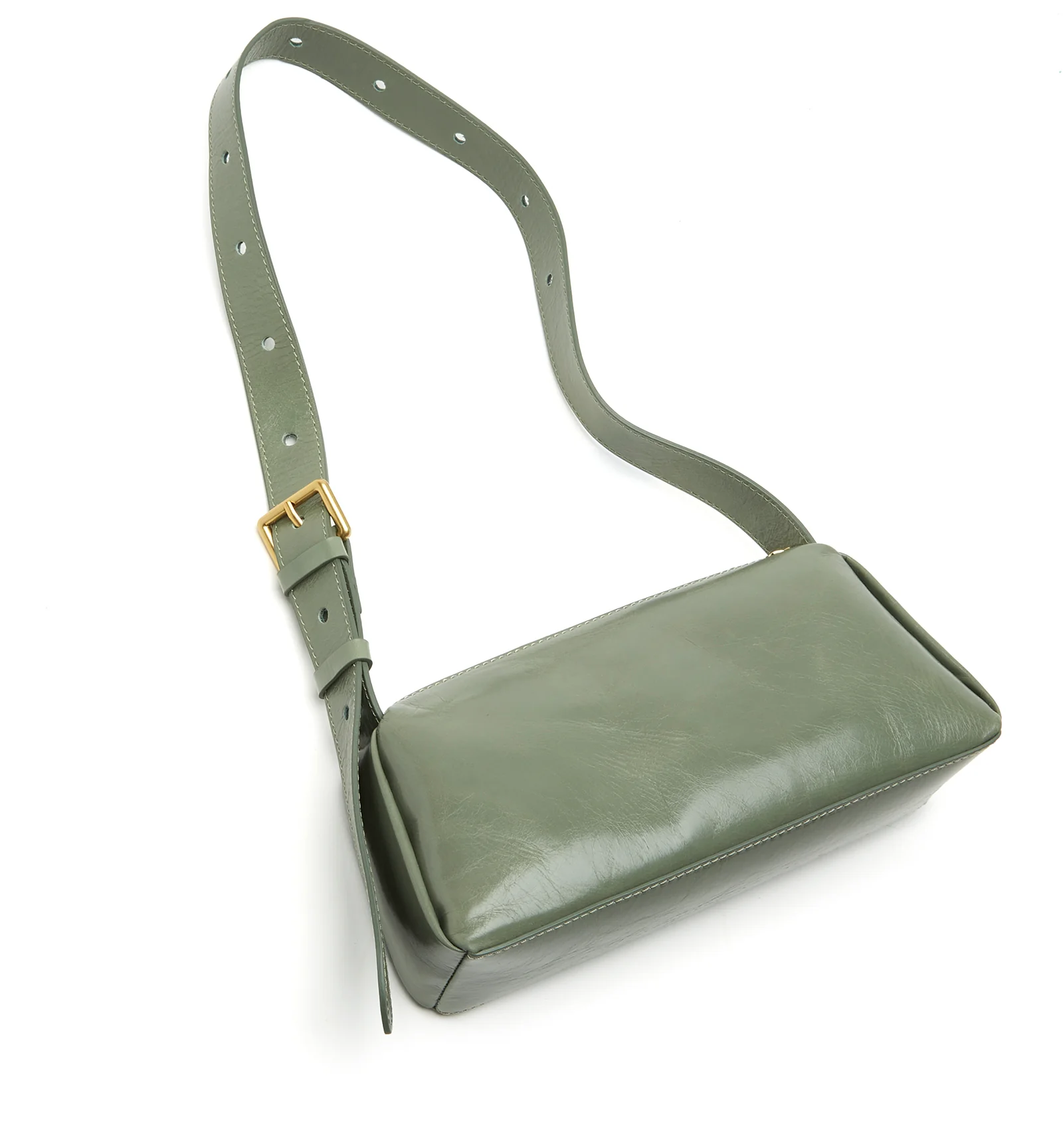 PHILIP CRUSHED LEATHER SHOULDER BAG - Image 3