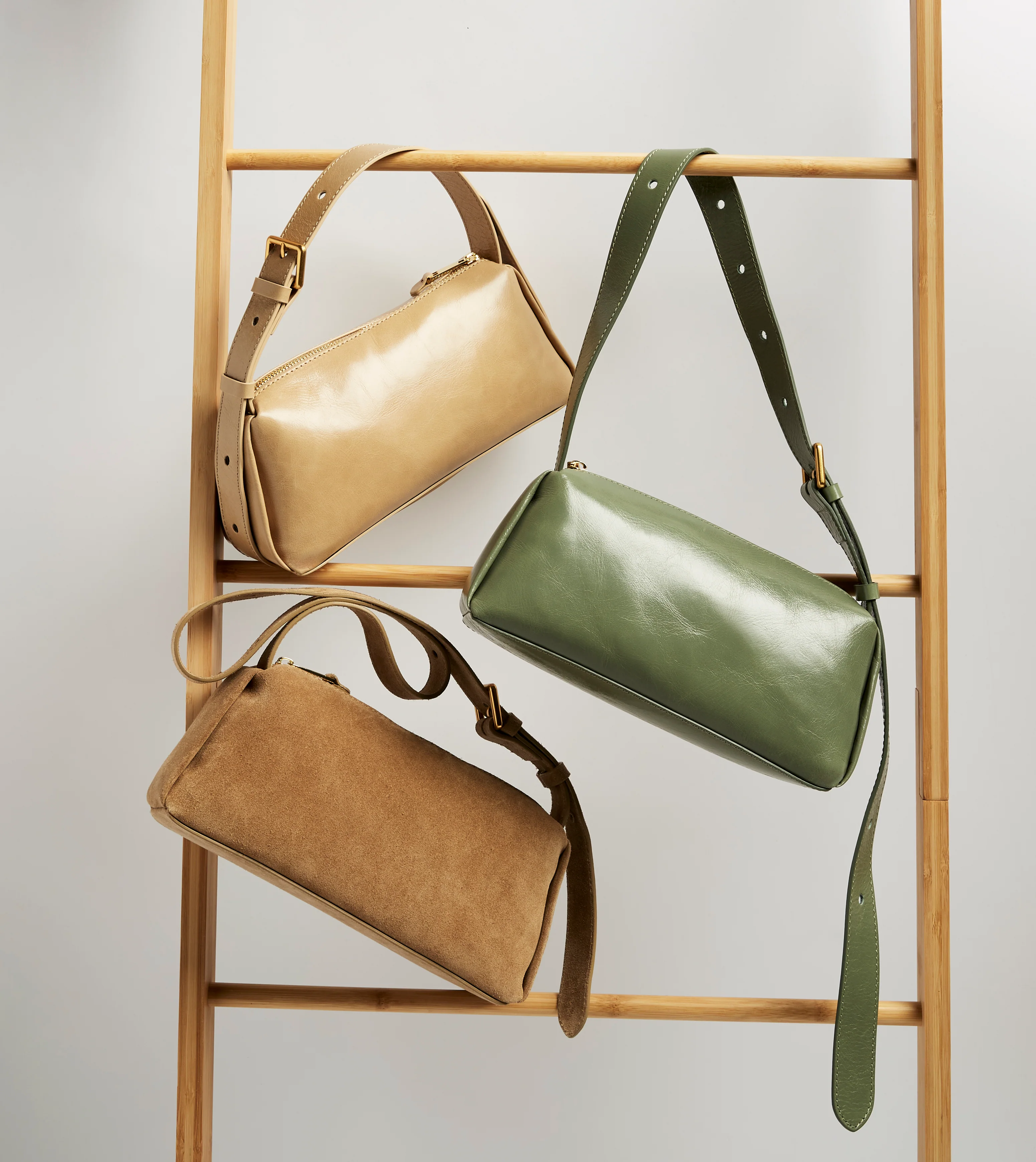 PHILIP CRUSHED LEATHER SHOULDER BAG - Image 6