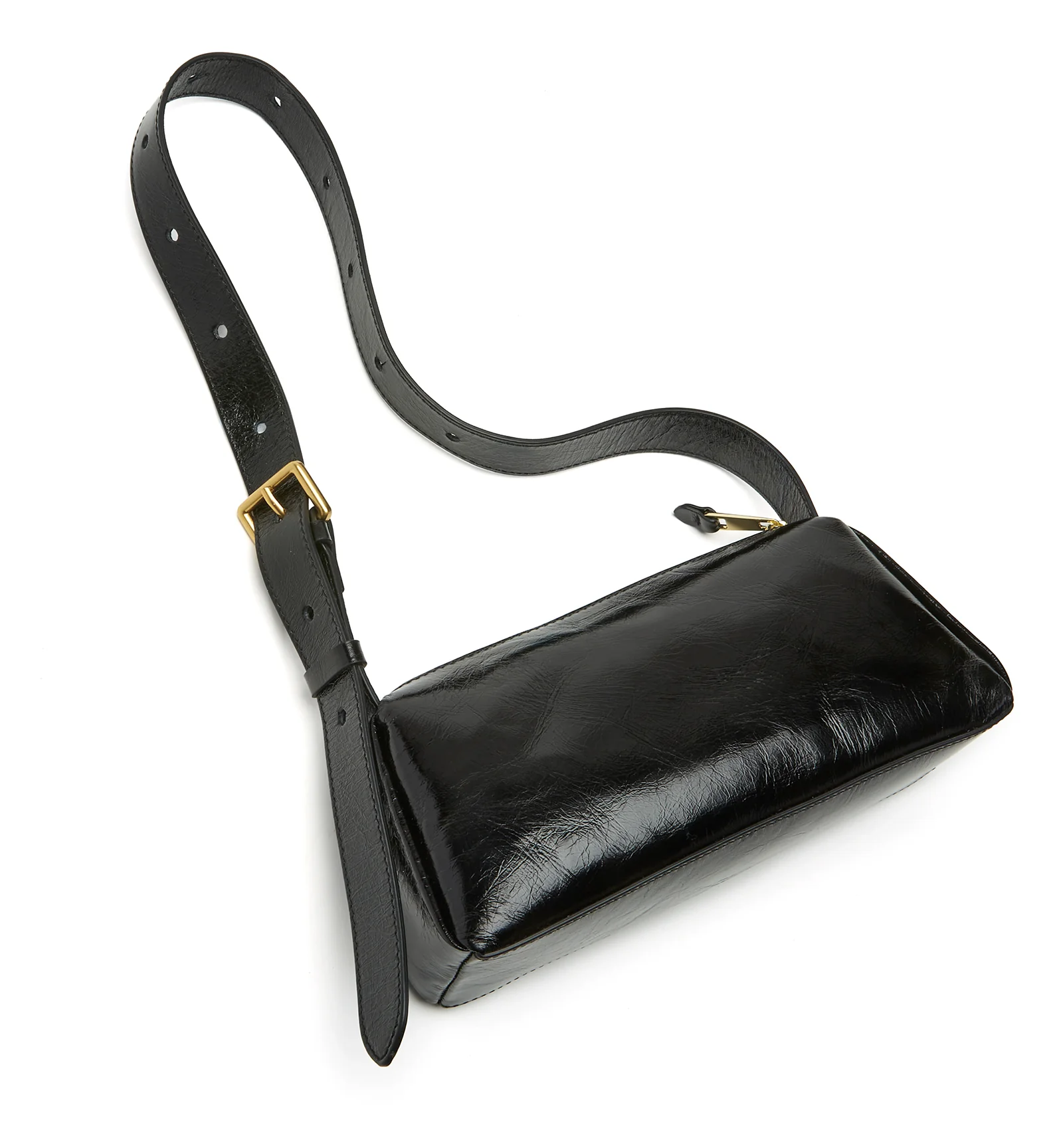 PHILIP CRUSHED LEATHER SHOULDER BAG - Image 9