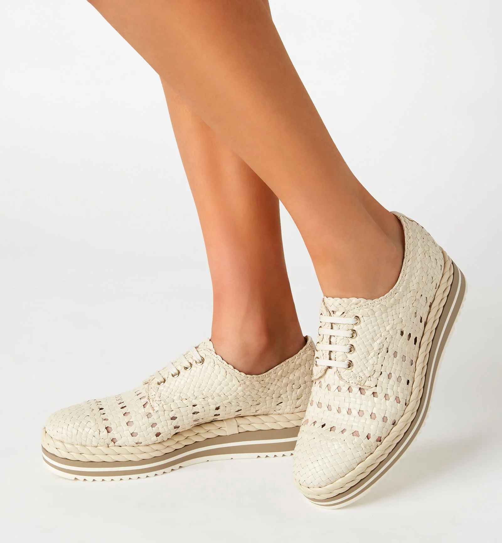 PIKNIK WOVEN LEATHER SHOE - Image 12