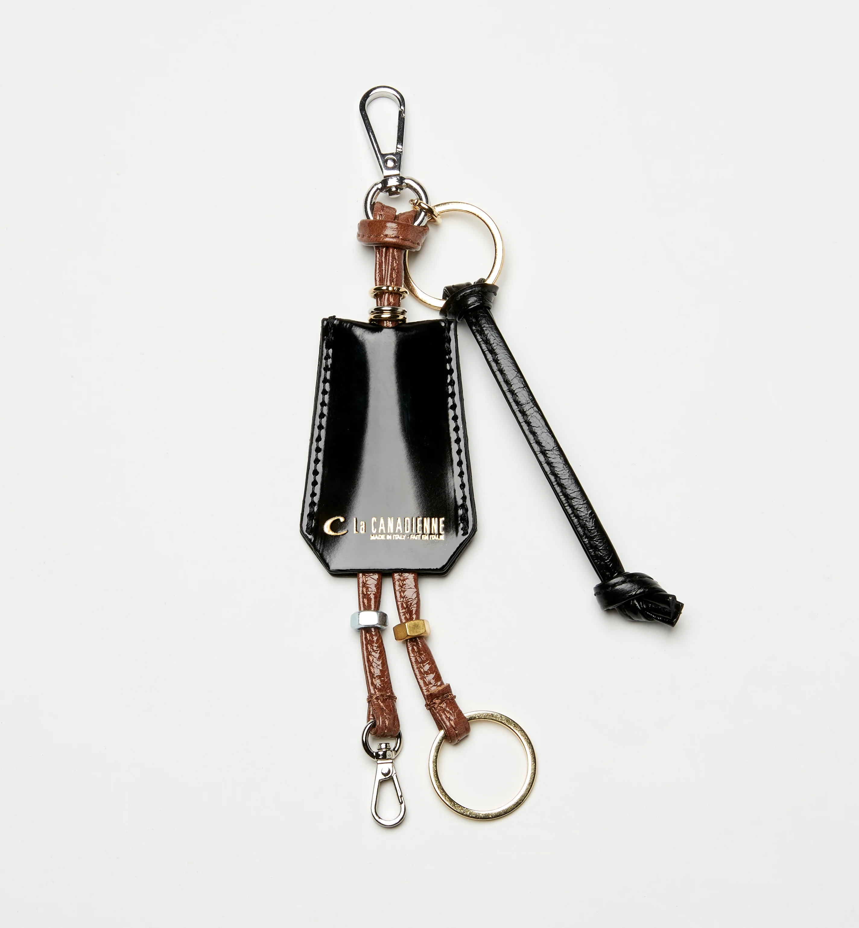 PIQUE LEATHER BAG CHARM