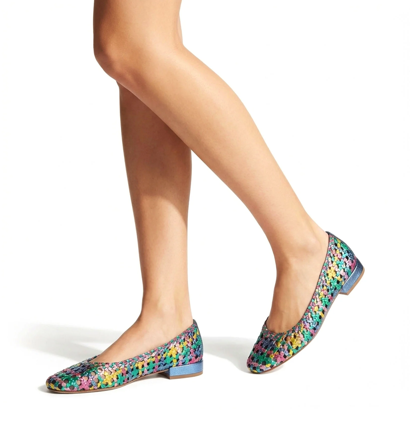 PRINCE WOVEN LEATHER FLAT - Image 7