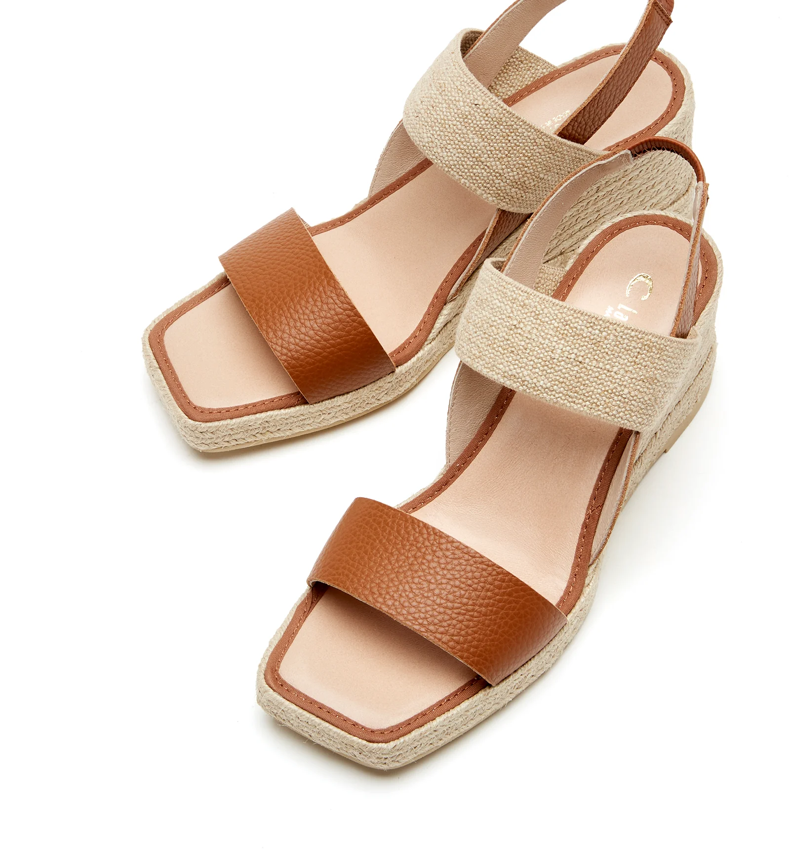 ROSEMARY LEATHER WEDGE SANDAL - Image 3
