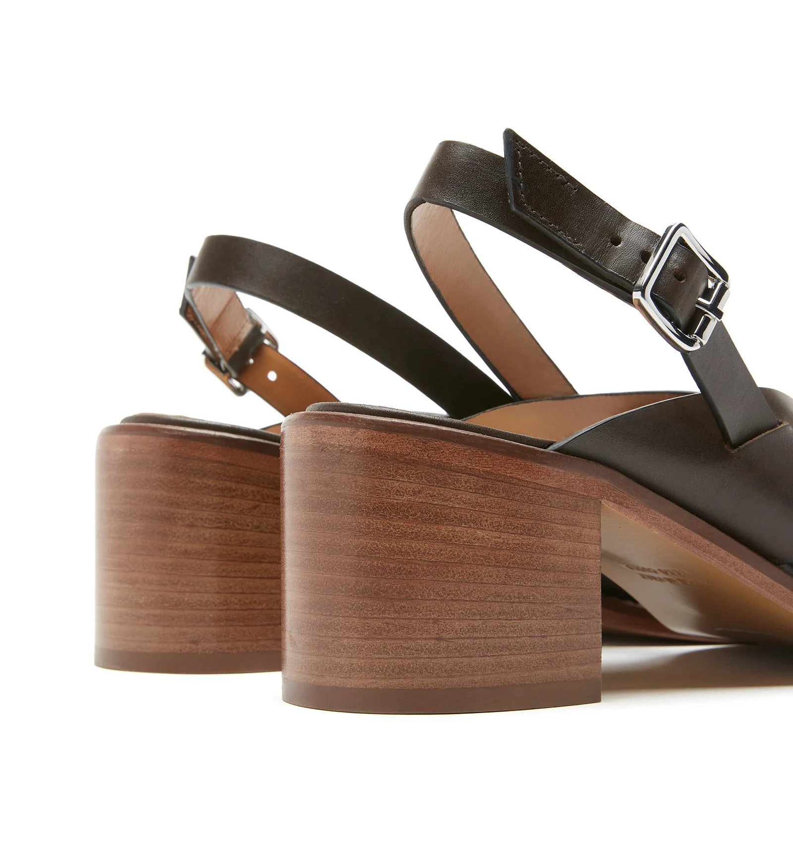 ROSSIE HEELED LEATHER SANDAL - Image 4