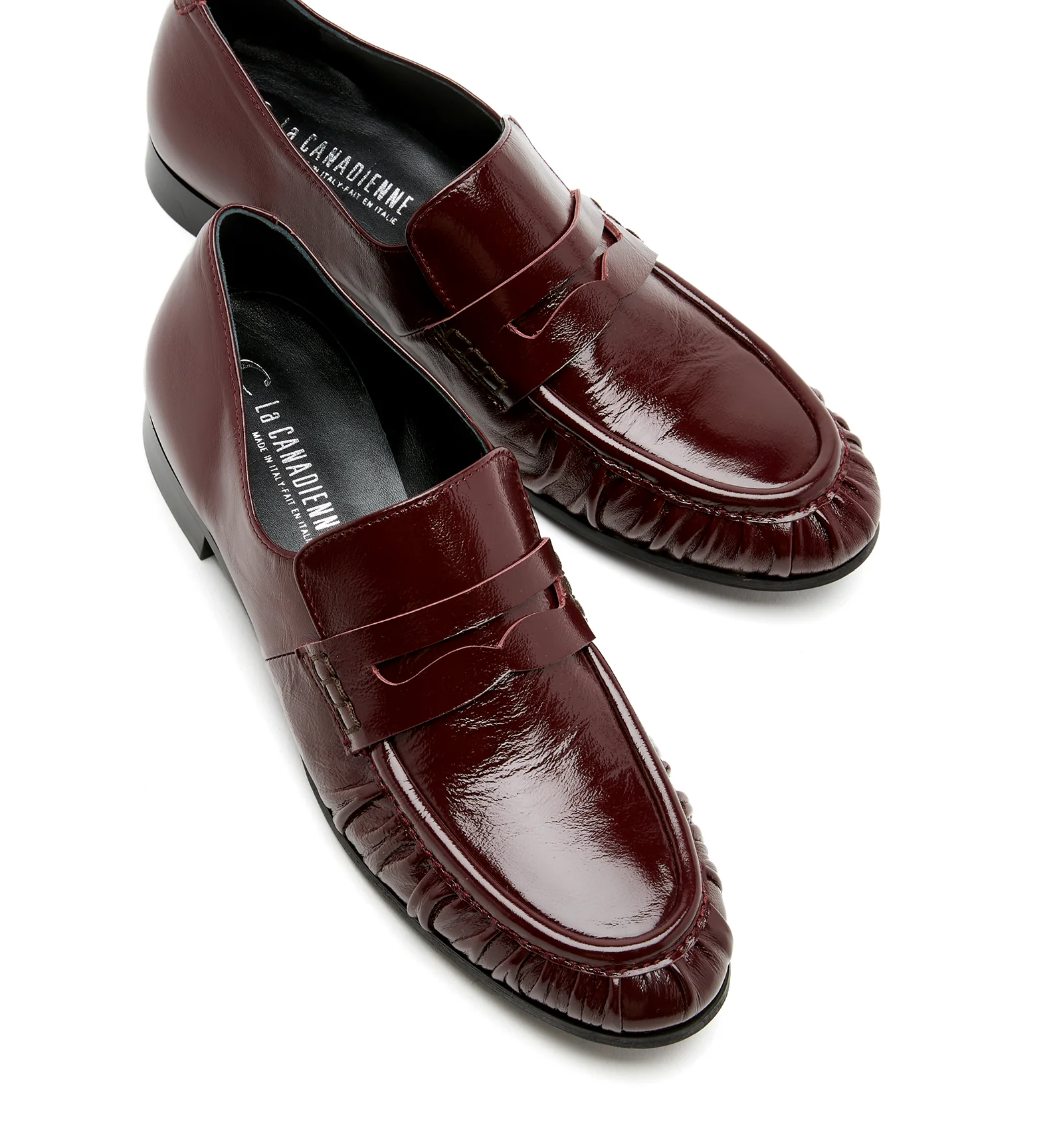 RYDER CRINKLE LEATHER LOAFER - Image 8