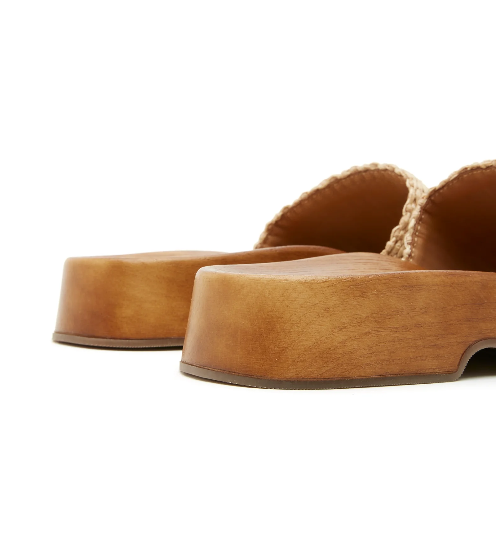 SAGE RAFFIA CLOG SANDAL - Image 4