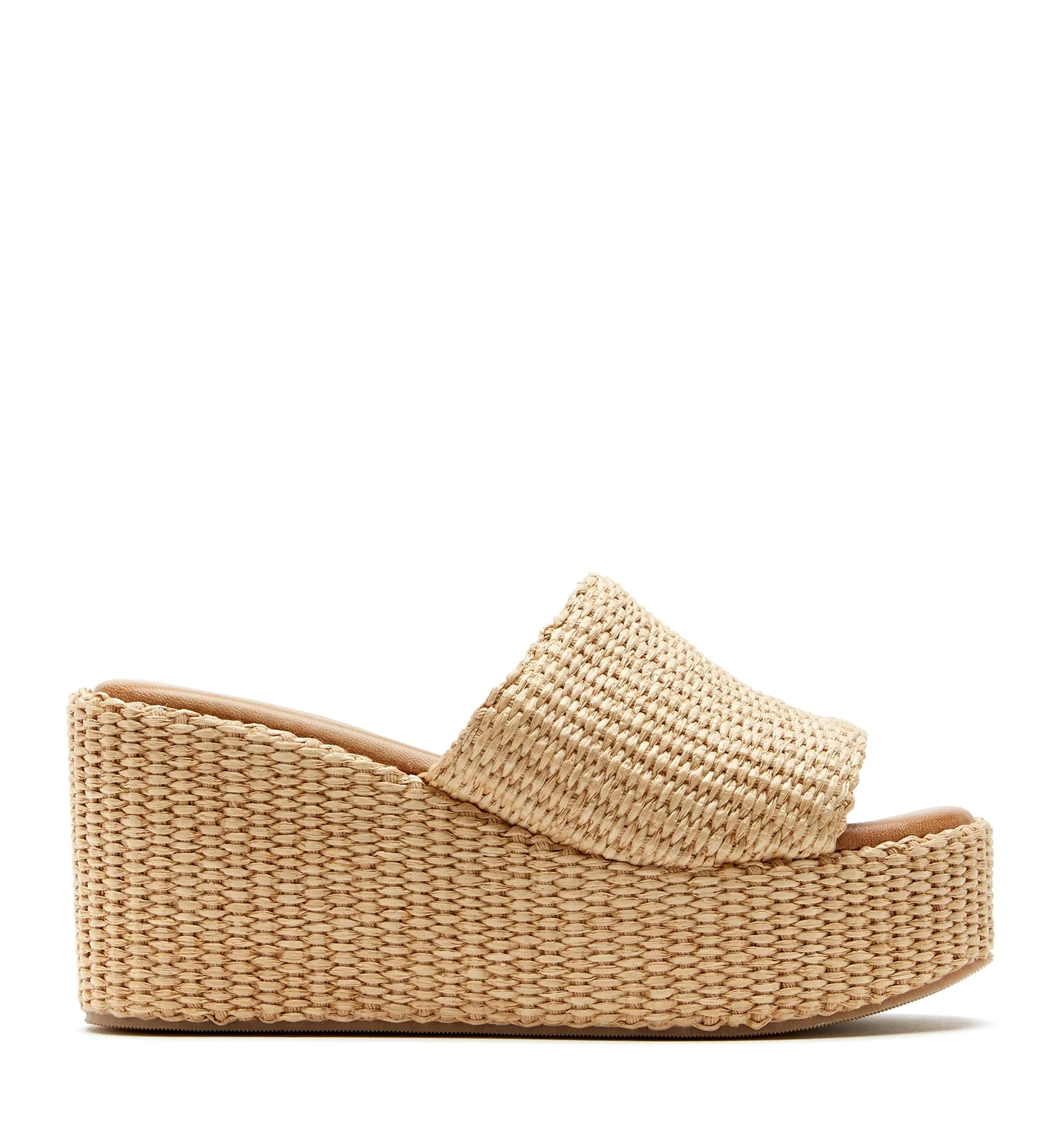 SAMI RAFFIA WEDGE SANDAL - Image 7