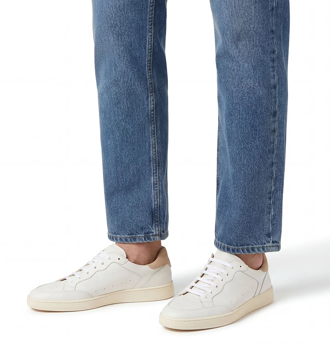 TED MEN'S LEATHER SNEAKER - Image 6