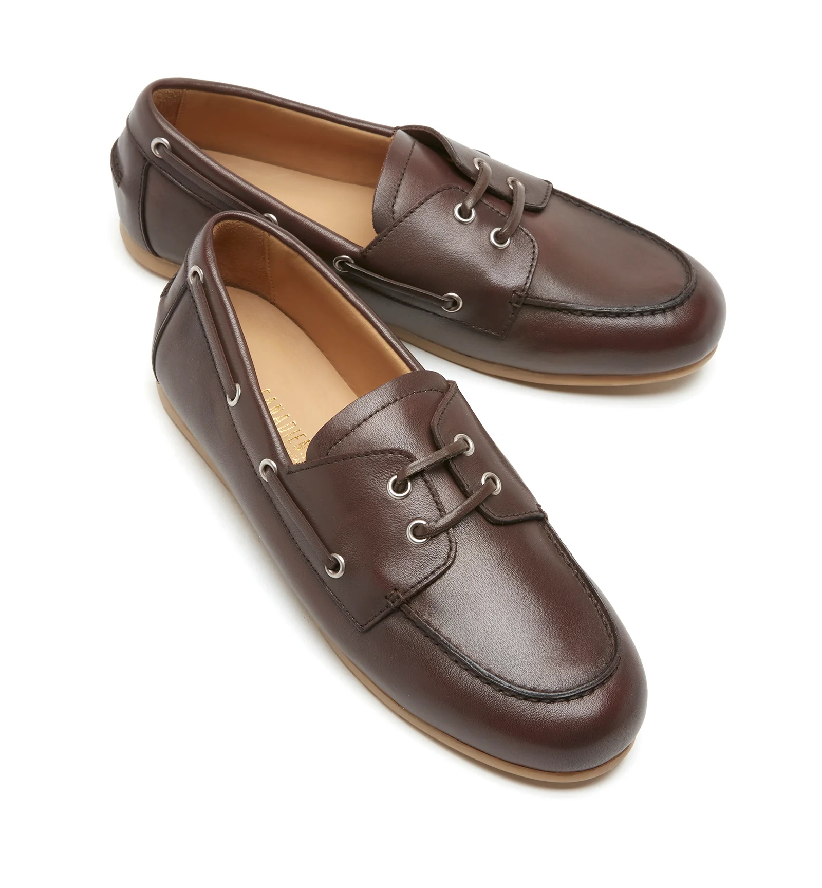 TIBBIE LEATHER BOAT SHOE - Image 3