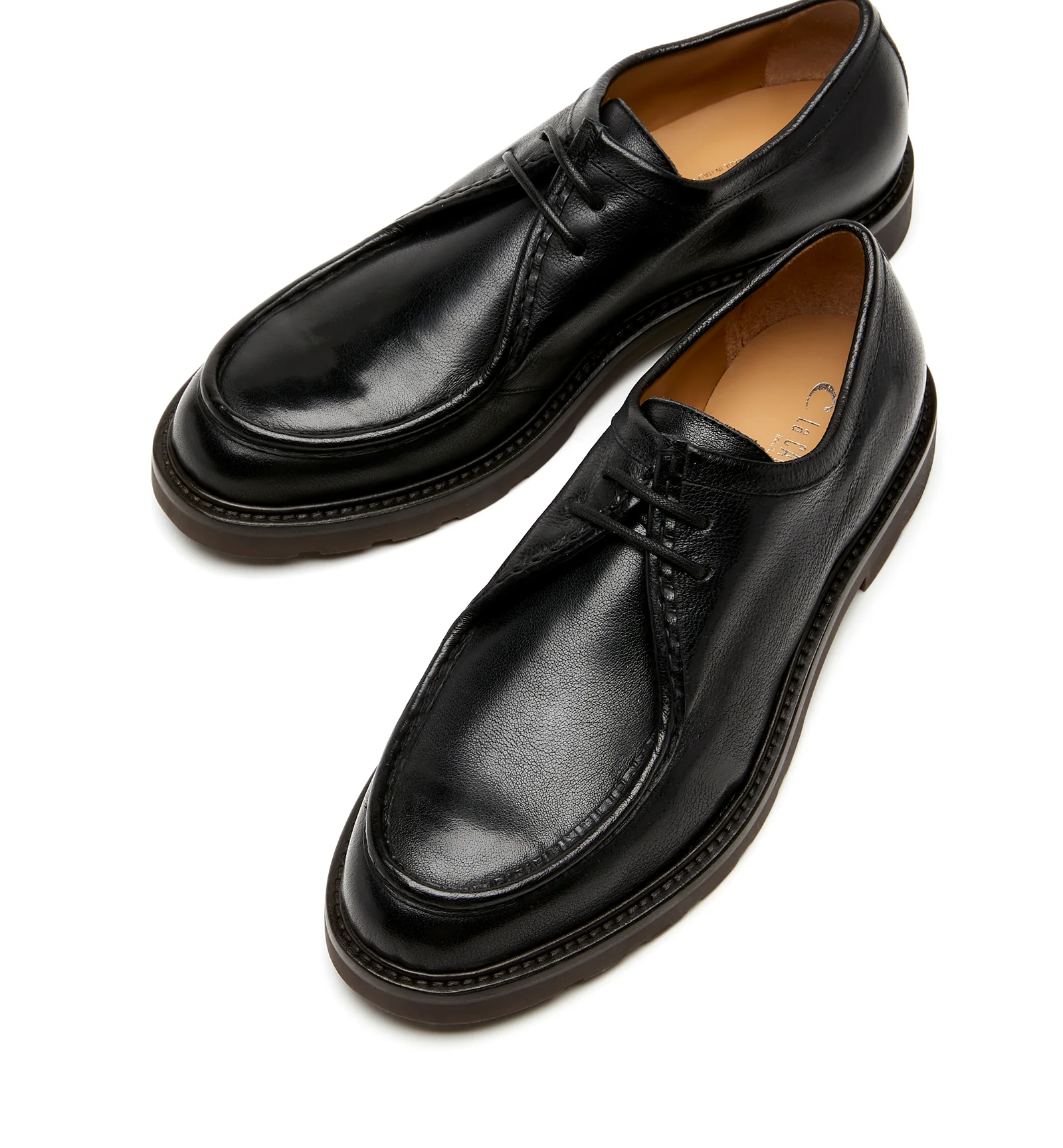 TIN MEN'S LEATHER LACE UP WALLABY - Image 3