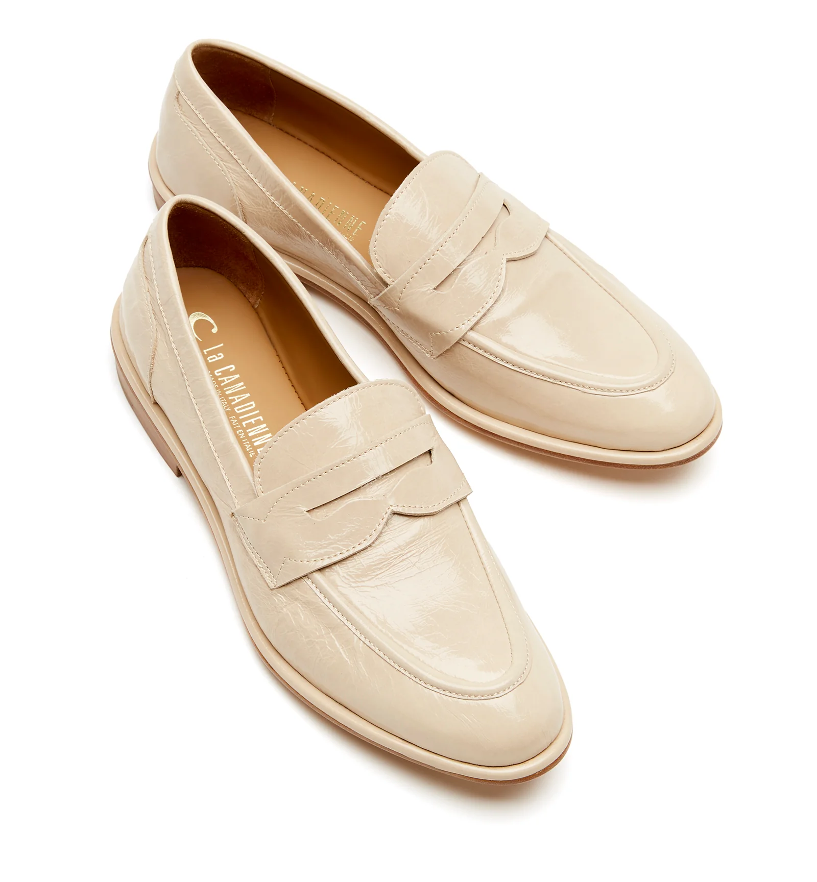 TRINITY CRUSHED LEATHER LOAFER - Image 3