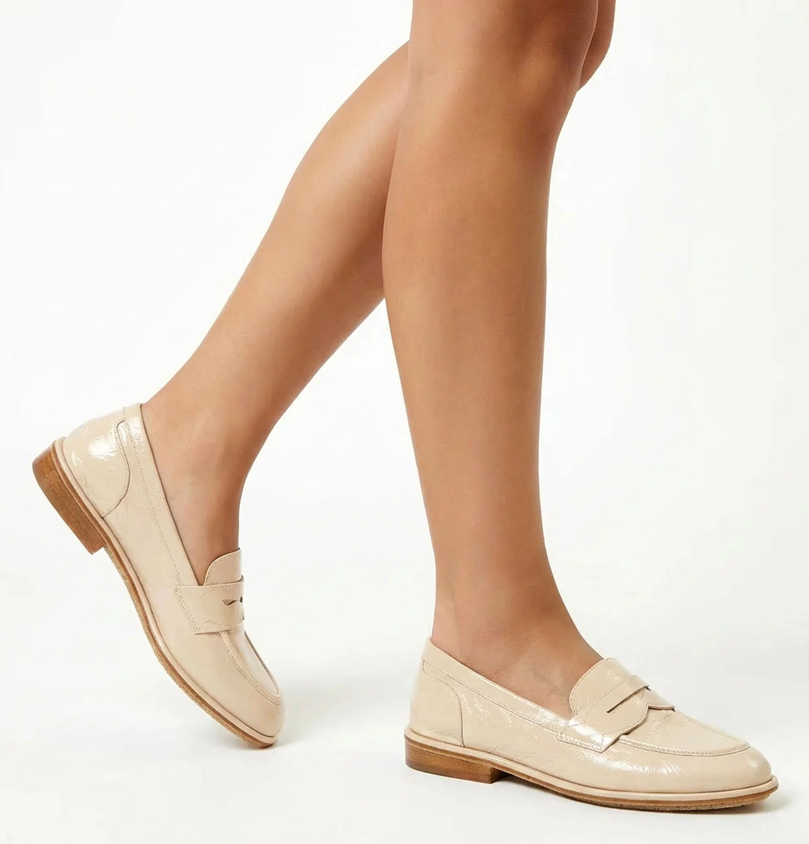 TRINITY CRUSHED LEATHER LOAFER - Image 5