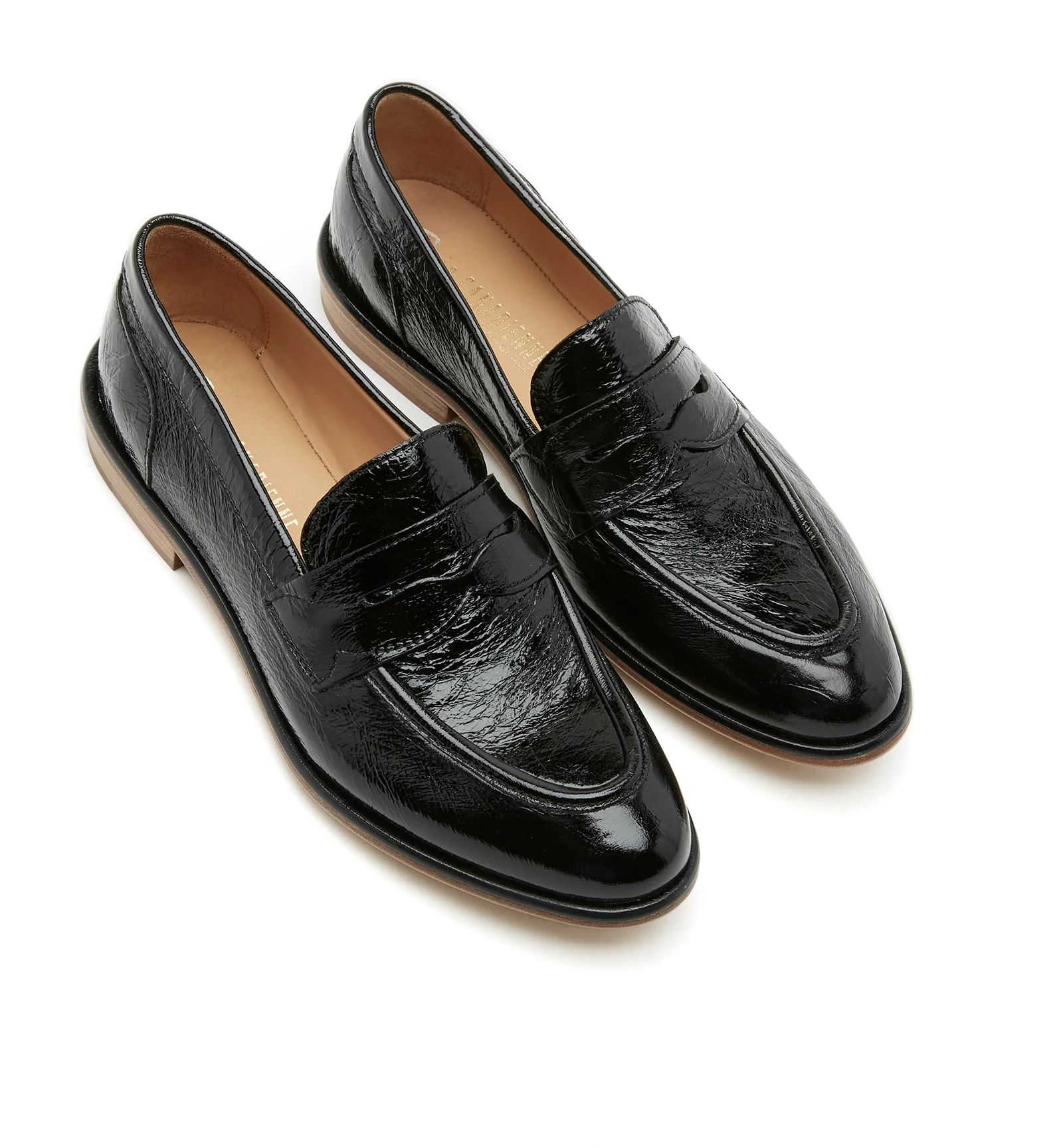 TRINITY CRUSHED LEATHER LOAFER - Image 8