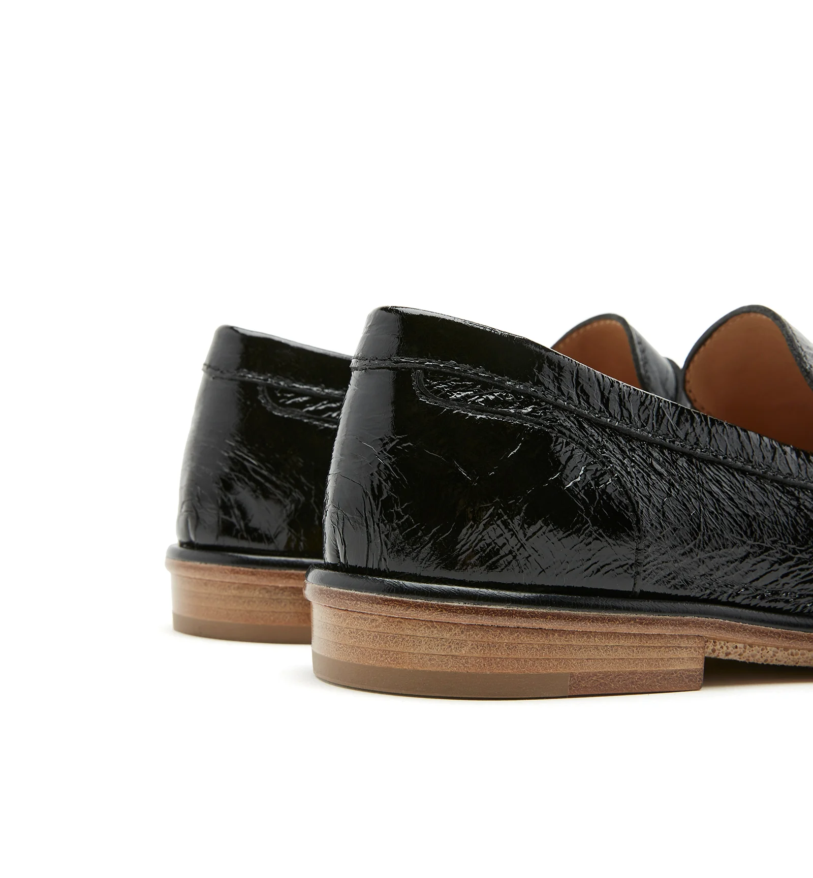TRINITY CRUSHED LEATHER LOAFER - Image 9