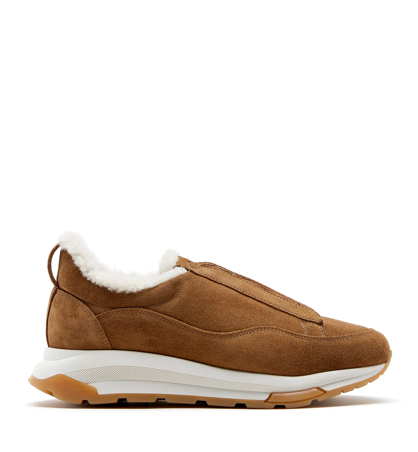 VADA SHEARLING LINED SUEDE SNEAKER - Image 7
