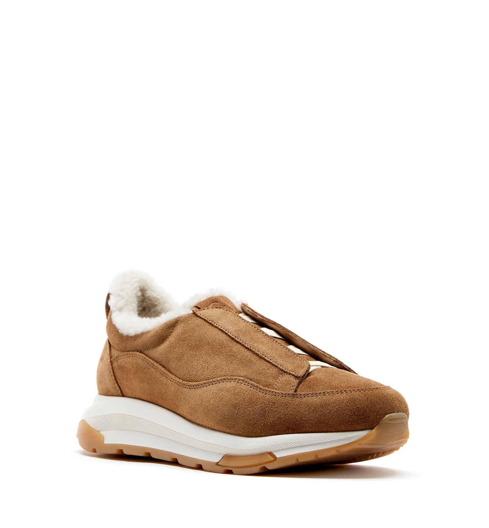 VADA SHEARLING LINED SUEDE SNEAKER - Image 8