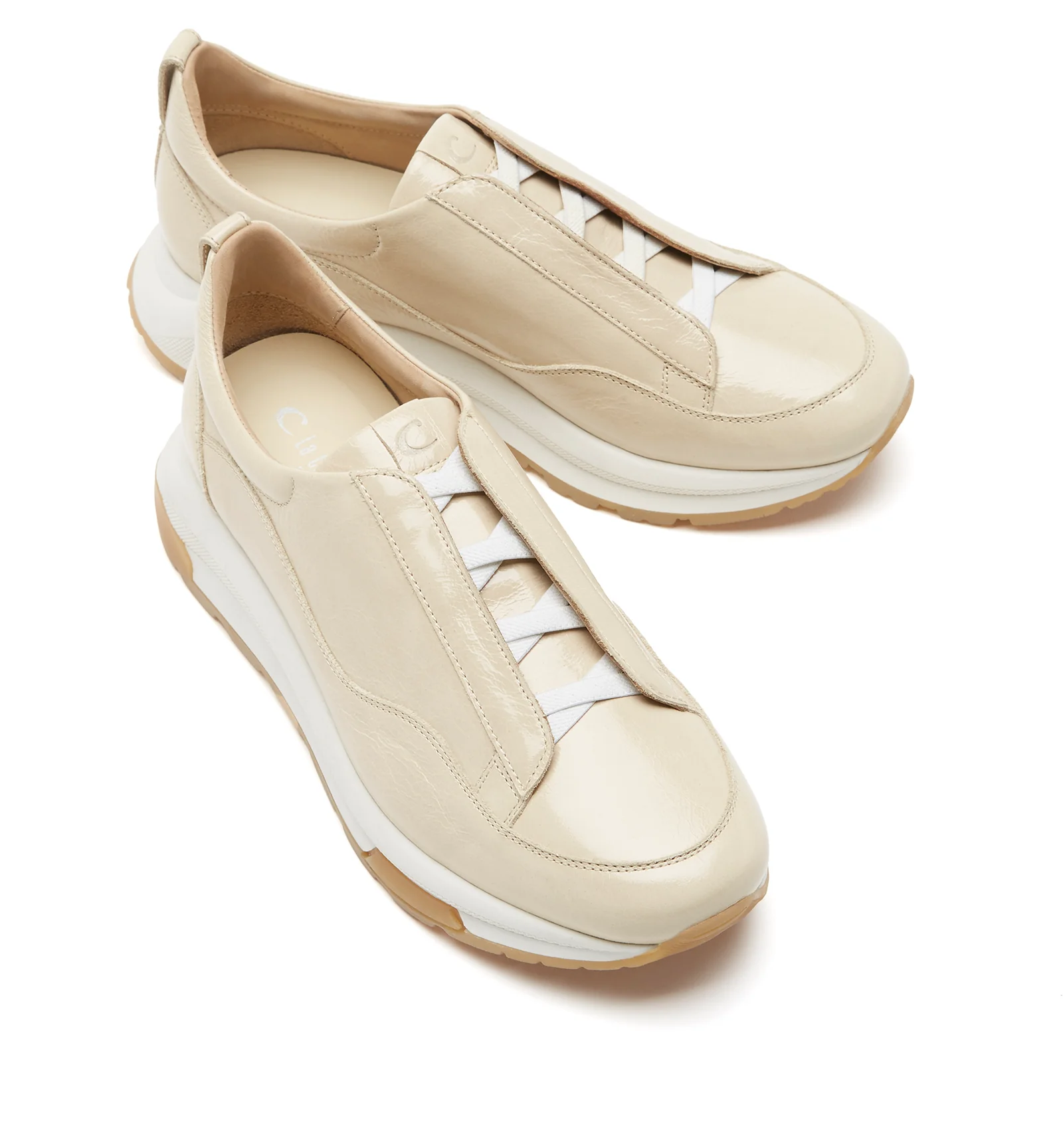 VENUS CRUSHED LEATHER SNEAKER - Image 3