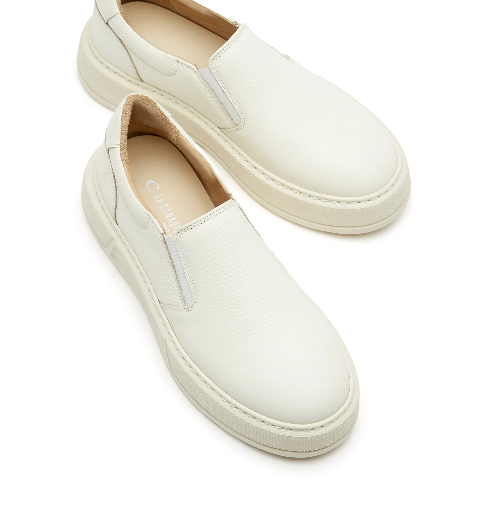 VIRGINIA LEATHER SLIP-ON SNEAKER - Image 3